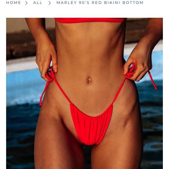 NWOT VDM The Label red bikini - Picture 3 of 5